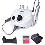 Verk 24496 Bruska na nehty s nástavci 35000 rpm, černá