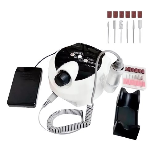 Verk 24497 Bruska na nehty s nástavci 45000 rpm, 80 W, oranžová