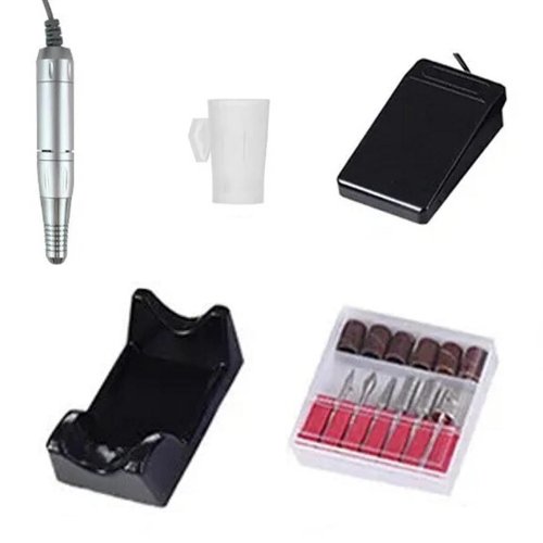 Verk 24497 Bruska na nehty s nástavci 45000 rpm, 80 W, oranžová