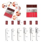 Verk 24497 Bruska na nehty s nástavci 45000 rpm, 80 W, tmavě růžová