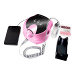 Verk 24497 Bruska na nehty s nástavci 45000 rpm, 80 W, tmavě růžová