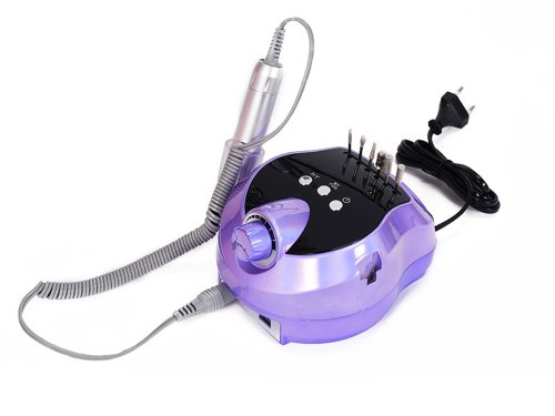 Verk 24497 Bruska na nehty s nástavci 45000 rpm, 80 W, tmavě růžová