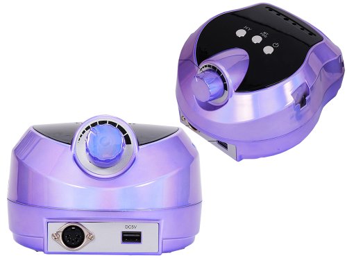 Verk 24497 Bruska na nehty s nástavci 45000 rpm, 80 W, tmavě růžová