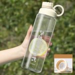 Pronett XJ5616 Športová fľaša na vodu 800 ml, biela