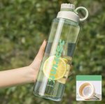 Pronett XJ5616 Športová fľaša na vodu 800 ml, biela
