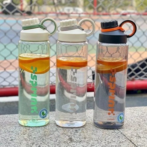 Pronett XJ5616 Športová fľaša na vodu 800 ml, biela