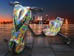 Gordon G815 Driftovacia elektrická trojkolka, LED, 100 kg, 250 W, 15 km/h