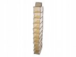 Verk 01337 Závesný organizér s 10 priehradkami 30x15x120cm béžová