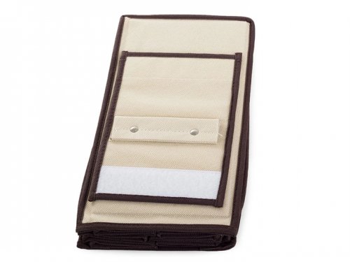 Verk 01337 Závesný organizér s 10 priehradkami 30x15x120cm béžová