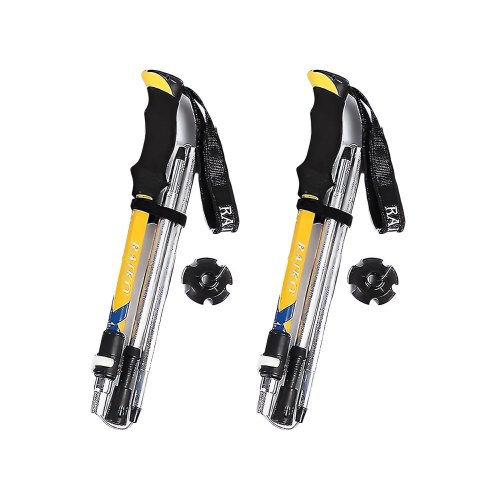 Pronett XJ5362 Trekingové hole skládací 2 ks, žluté