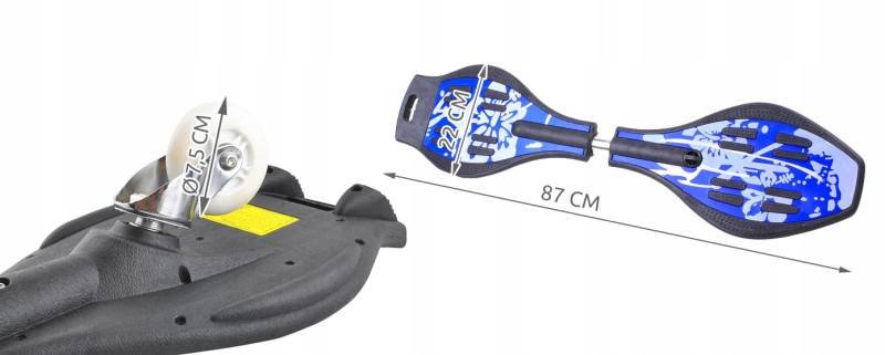 ISO Waveboard modrý 87 cm
