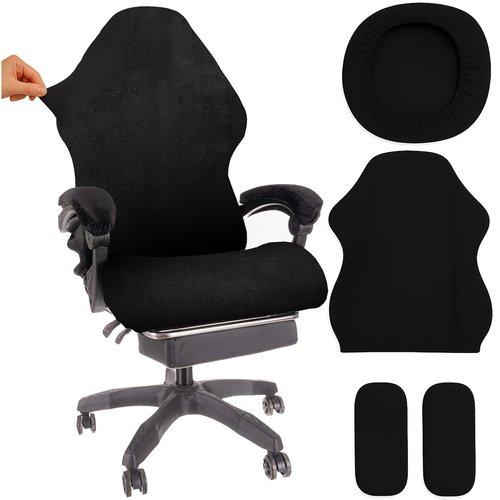 Dunmoon 25824 Elastický potah s područkami na herní židli černý