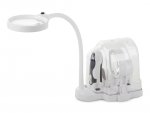 Verk 09112 LED lupa s vyměnitelnými čočkami 2v1 bílá