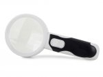 Verk 09112 LED lupa s vyměnitelnými čočkami 2v1 bílá