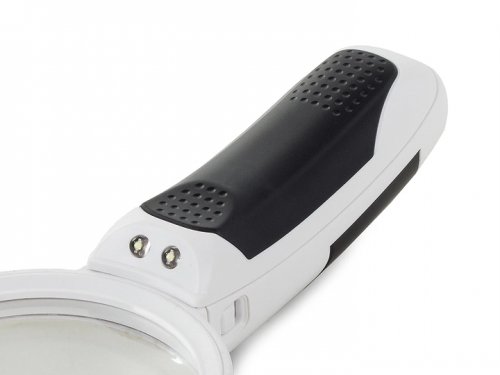 Verk 09112 LED lupa s vyměnitelnými čočkami 2v1 bílá