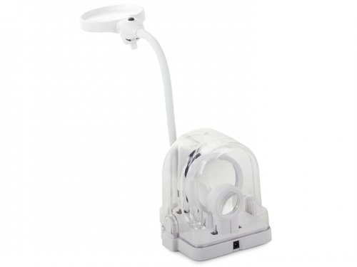 Verk 09112 LED lupa s vyměnitelnými čočkami 2v1 bílá