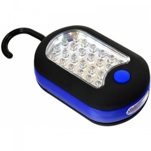 Verk 11010 Svítilna 24 LED s magnetem a háčkem modrá