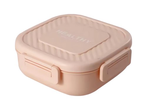 Verk 07327 Svačinový box s přihrádkami a příborem 1300 ml, bílý