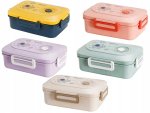 Verk 07326 Svačinový box s přihrádkami a příborem 1500 ml, bílý