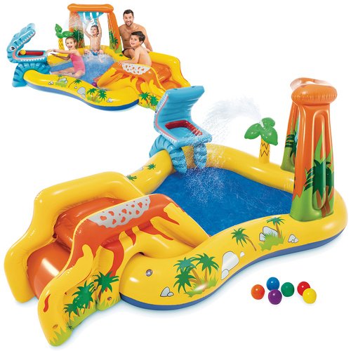 INTEX 57444 Hrací centrum Dinosaurus 249x191x109 cm