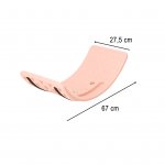 KIK KX3735 Balančná hojdacia doska pre deti 67 x 29 cm, ružová