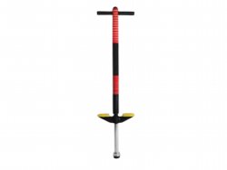 KIK KX3134 Skákací tyč Pogo, do 40 kg, červená
