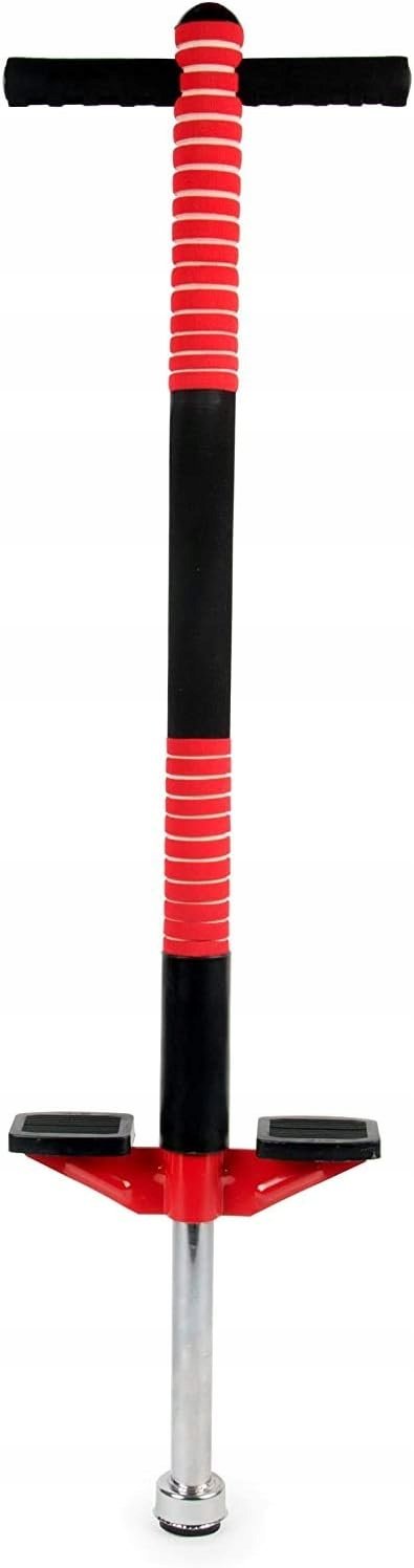 KIK KX3134 Skákací tyč Pogo, do 40 kg, červená