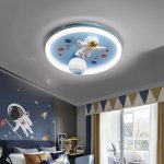 KIK KX3167 LED stmievateľné detské stropné svietidlo, 55 W, astronaut