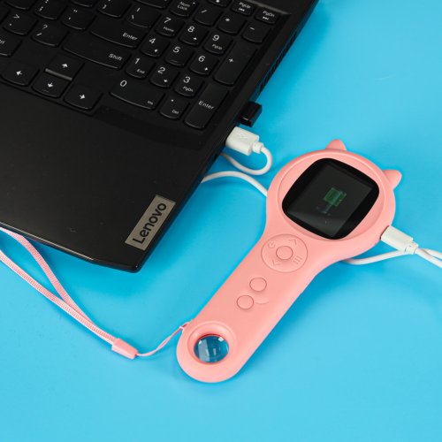 KIK KX3133 Vzdělávací mikroskop pro děti 500x, 2MP, růžový