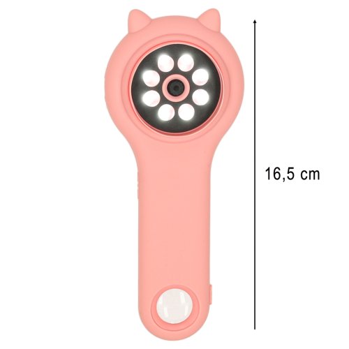 KIK KX3133 Vzdělávací mikroskop pro děti 500x, 2MP, růžový