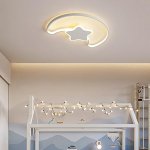 KIK KX3175 LED stmievateľné detské stropné svietidlo LED, 40W, Moon