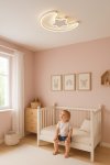 KIK KX3175 LED Stmívatelné dětské stropní svítidlo LED, 40W, měsíc