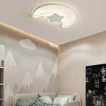 KIK KX3175 LED Stmívatelné dětské stropní svítidlo LED, 40W, měsíc