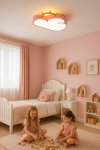 KIK KX3165 LED stmievateľné detské stropné LED svietidlo, 30 W, ružový oblak