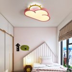 KIK KX3165 LED stmievateľné detské stropné LED svietidlo, 30 W, ružový oblak