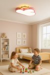 KIK KX3165 LED stmievateľné detské stropné LED svietidlo, 30 W, ružový oblak