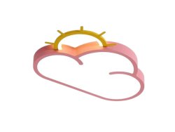 KIK KX3165 LED Stmívatelné dětské stropní svítidlo LED, 30W, růžový mráček