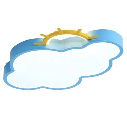 KIK KX3166 LED Stmívatelné dětské stropní svítidlo LED, 30W, modrý mráček