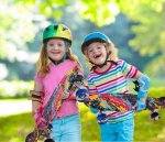 MalPlay Pennyboard se svítícími LED kolečky 56 cm, ABEC-7, Graffity