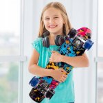 MalPlay Pennyboard se svítícími LED kolečky 56 cm, ABEC-7, Graffity