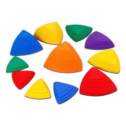 KIK KX3170 Riečne kamene - bežecký pás 11 ks, farebné