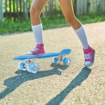 MalPlay Pennyboard se svítícími LED kolečky 56 cm, modrý