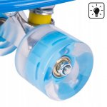 MalPlay Pennyboard se svítícími LED kolečky 56 cm, modrý
