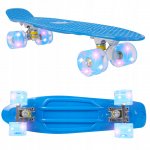 MalPlay Pennyboard se svítícími LED kolečky 56 cm, modrý