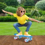 MalPlay Pennyboard se svítícími LED kolečky 56 cm, modrý