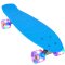 MalPlay Pennyboard se svítícími LED kolečky 56 cm, modrý