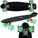 MalPlay Pennyboard se svítícími LED kolečky 60 cm, černý