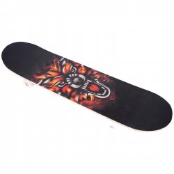 MalPlay Skateboard s oboustranným potiskem 77 cm, Lev