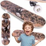 MalPlay Skateboard s oboustranným potiskem 77 cm, Galaxy Freedom