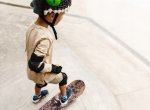 MalPlay Skateboard s oboustranným potiskem 77 cm, Galaxy Freedom